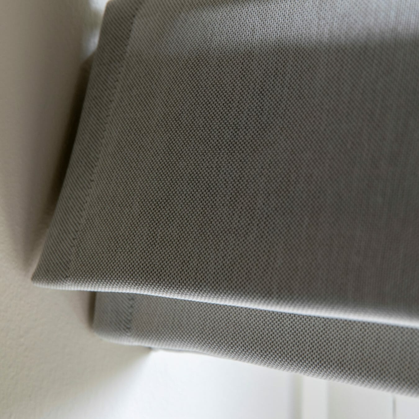 Vouwgordijn detail