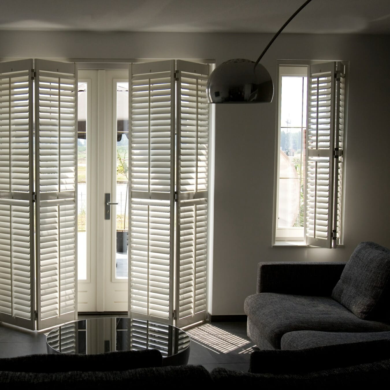 Zonnelux shutters vouwrailsysteem