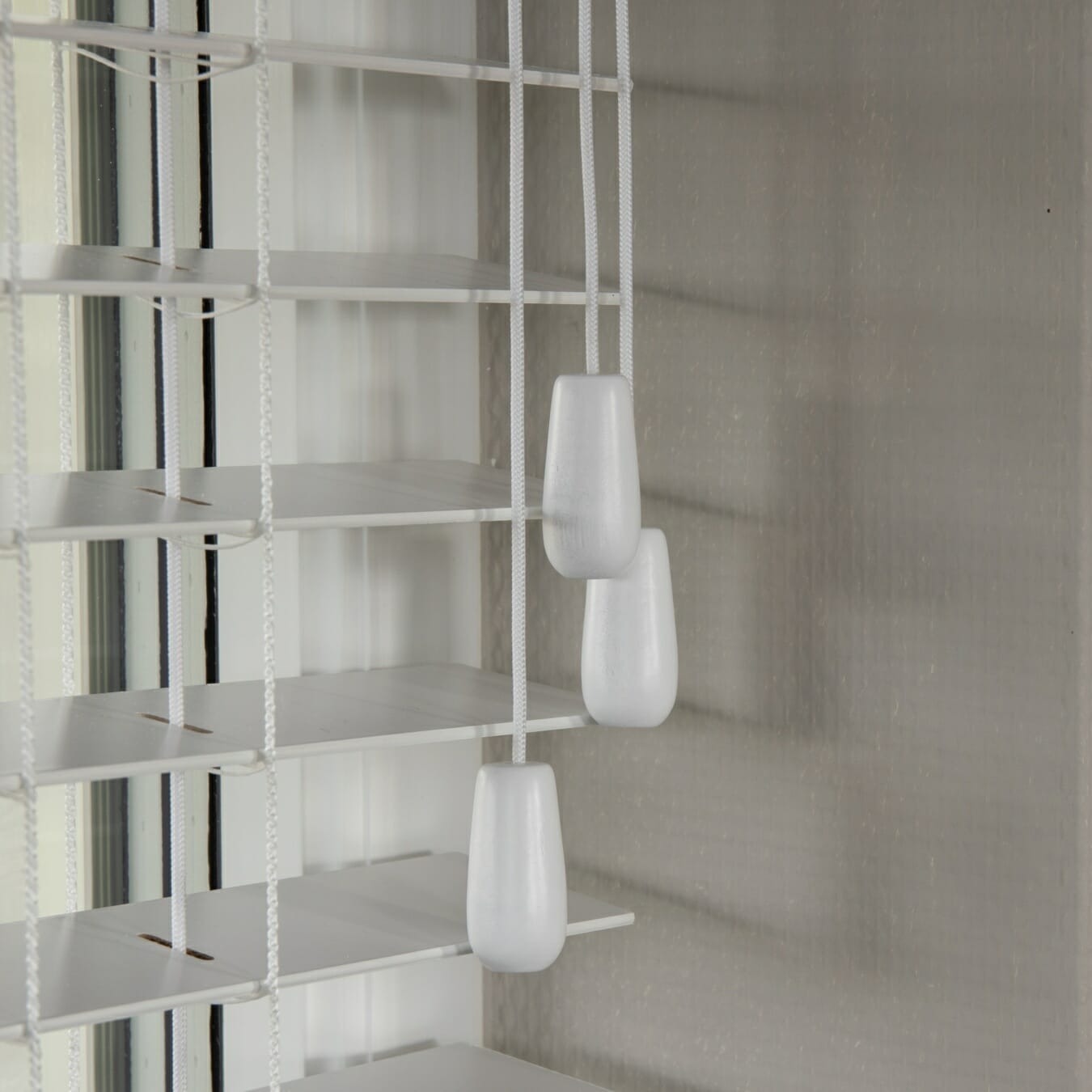 Houten jaloezieën detail