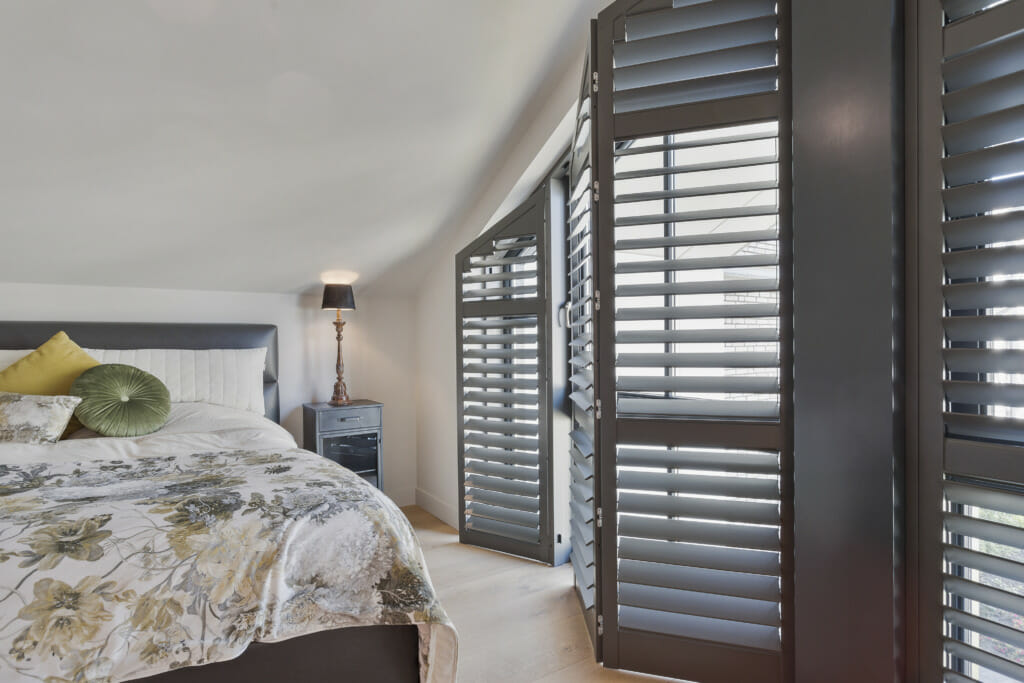 Shutters in de slaapkamer