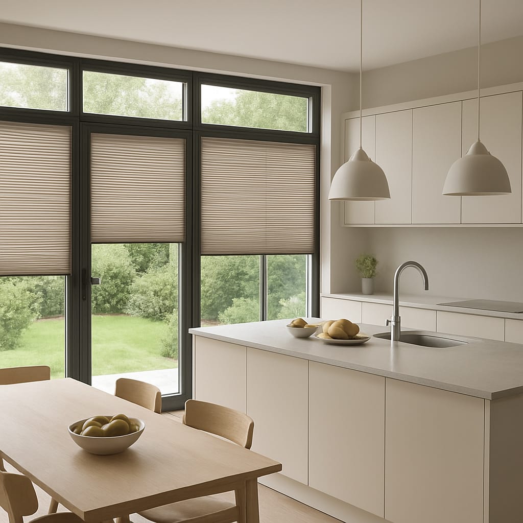 Plissé voor openslaande deuren