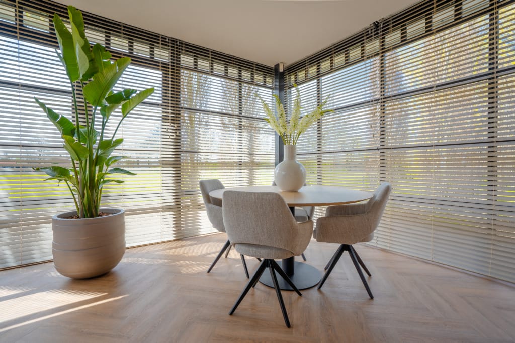 Houten jaloezieën op maat